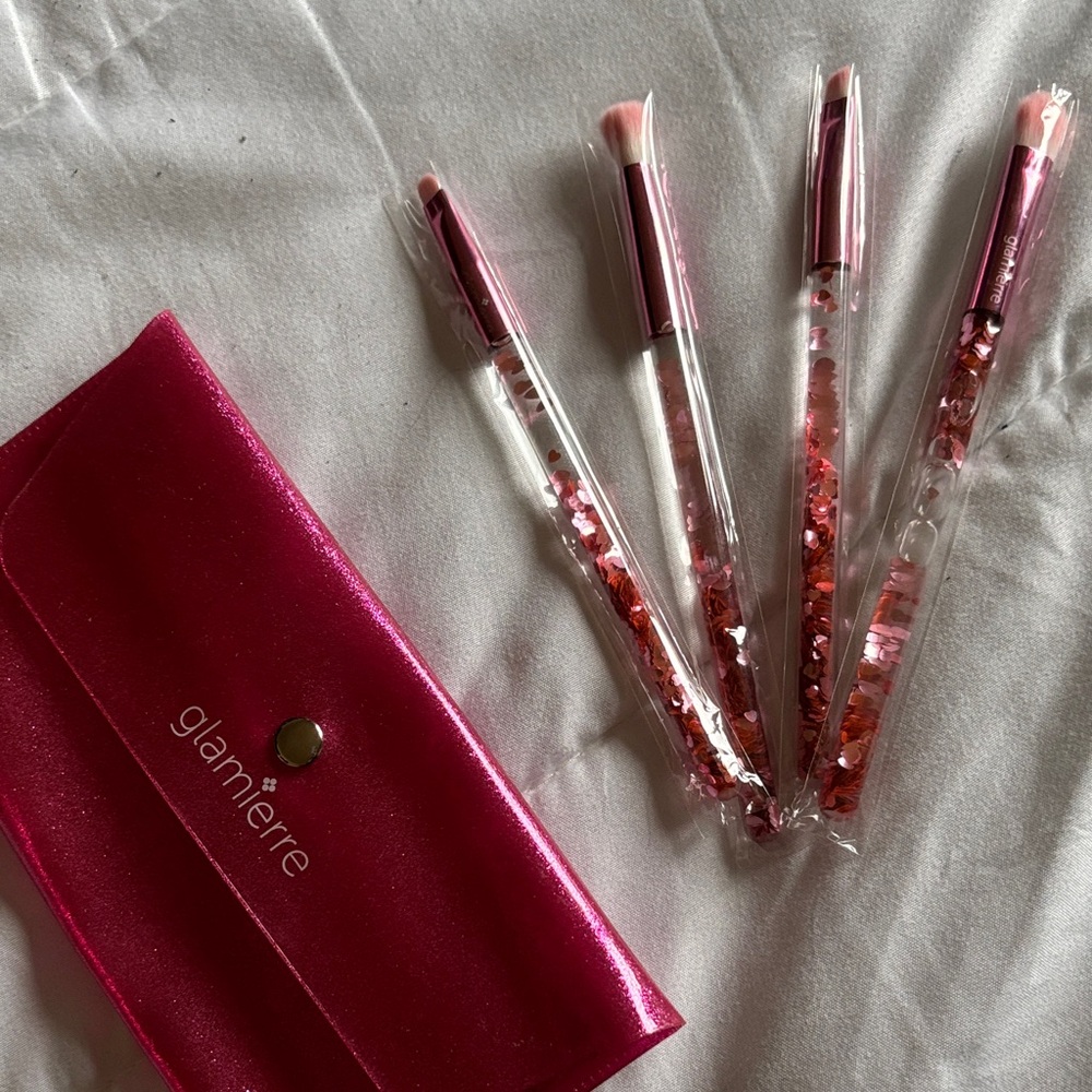 Glamierre Pink Makeup Brush Set
